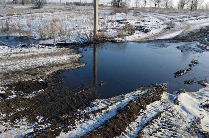 В Самарской области произошел разрыв нефтепровода